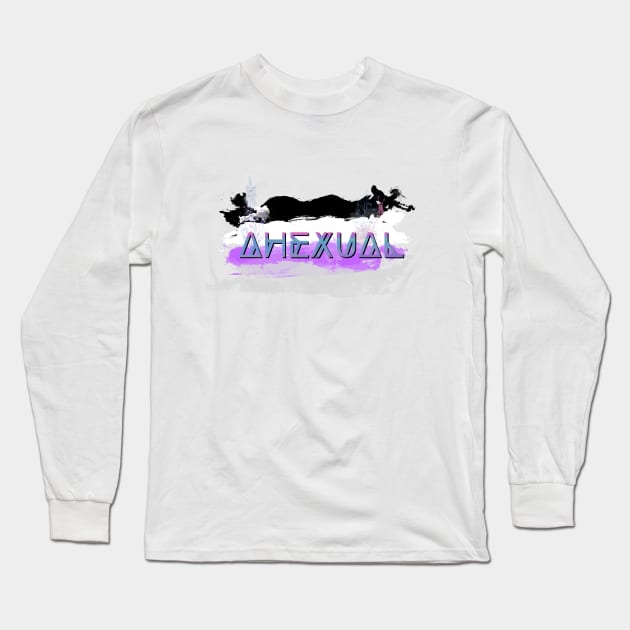 Witchy Puns - Ahexual Long Sleeve T-Shirt by Knight and Moon